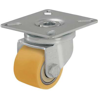 Swvl Plate Caster,Poly,1-3/8