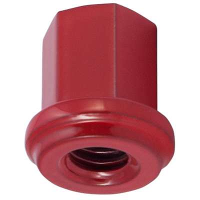 3/8 Battery Nut Red Stainless