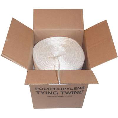 White 9,000 ft-Each Polypropylene Twine Tying and Bundling Rope 1/16 in Dia