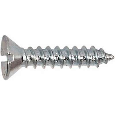 Select Qty Stainless Steel Slotted Flat Head #8-15 x 1" Sheet Metal Screws 