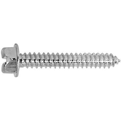 Slotted Indented Hex Washer Sheet Metal Screw Stainless #10X3/4 Qty 50