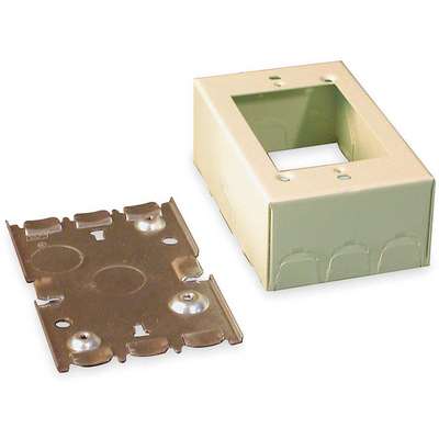 Shallow Device Box,Ivory,Steel,