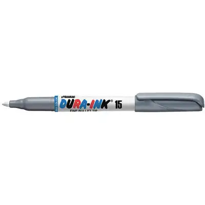 920387-4 Markal Permanent Industrial Marker, Ink-Based, Silvers Color  Family, Fine Tip, 1 EA