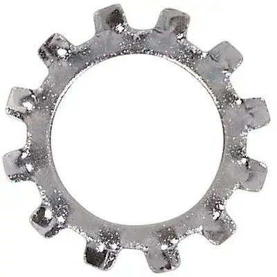 #10 External Tooth Star Lock Washers 410 Stainless Steel Quantity 50 