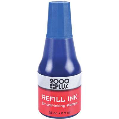 Self-Inking Stamps,Blue,1 Oz.