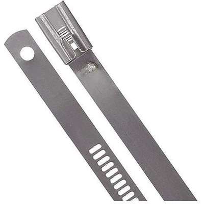 Silver 20.5 in Cable Tie Standard PK50 