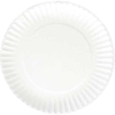 Paper,Plate,Round,6",White,