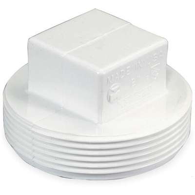 Clean Out Plug,3 In,Mpt,PVC