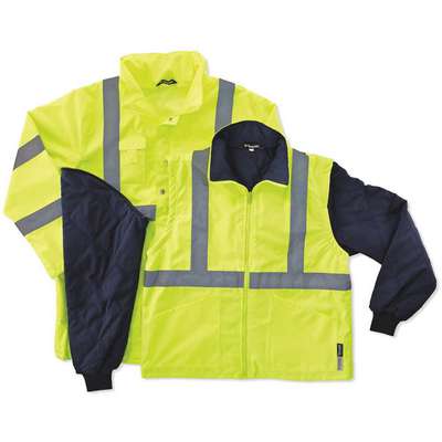 Hooded Jacket, Insulated,Lime/