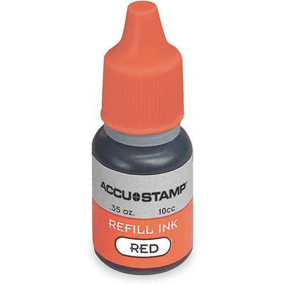Pre-Inked Stamp, Red, 0.35 Oz