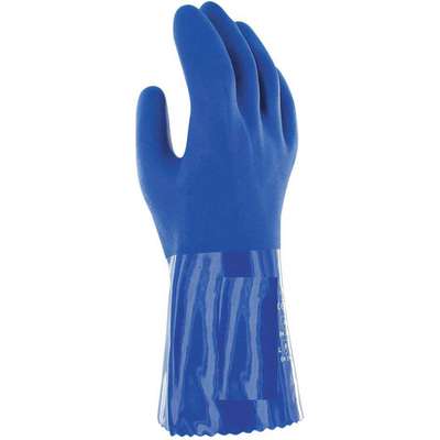 Gloves,Blue,Rough,10 In. L,