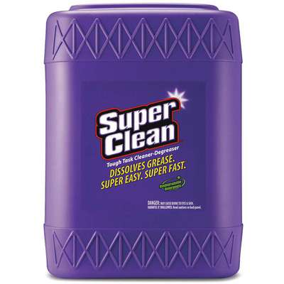 911463-3 Superclean Cleaner/Degreaser, 5 gal. Bottle, Unscented Liquid,  Ready to Use, 1 EA