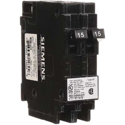 Plug In Circuit Breaker,15A,1P,