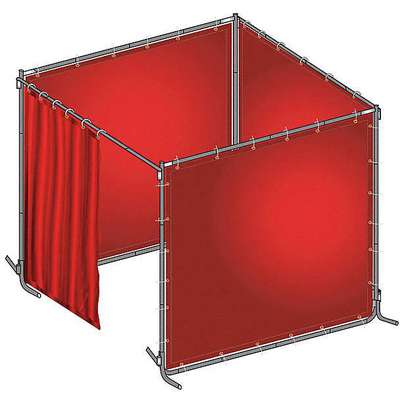 Welding Booth,6ft W,6ft,0.014