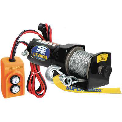 Winch, Cable, 2000 Lb Capacity