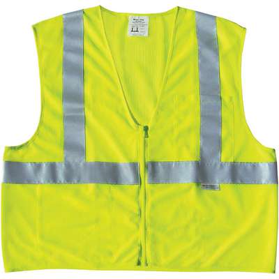 Safety Vest Cl 2 Lime Mesh Lg
