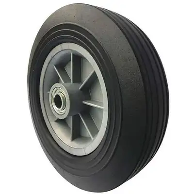 Solid Wheel,Ribbed,3/4" Fits