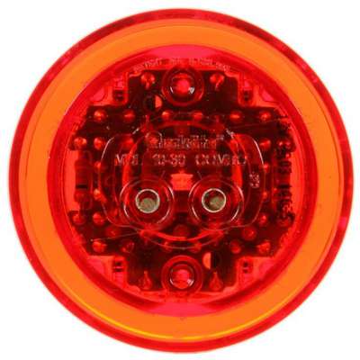 Truck-Lite 1/2" Marker/Clearance Lamp 10202R 10 Series Red Round PC PL-10 12V