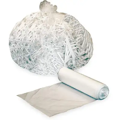916630-3 Ability One Trash Bags: 15 gal Capacity, 24 in Wd, 33 in Ht, 6  micron Thick, Clear, 1,000 PK