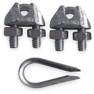 Wire Rope Clip And Thimble Kit,
