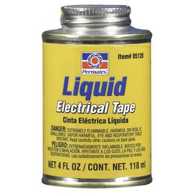 Liquid Elect. Tape Black 4 Oz.