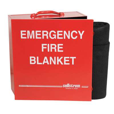 Fire Blanket And Cabinet,