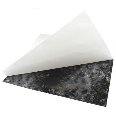 50A 3/8 Thick x 12 Wide x 12 Long Ultra Strength Buna-N Rubber Sheet with Acrylic Adhesive