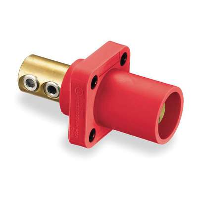 Receptacle,Double Set Screw,Red