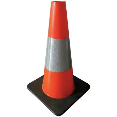 Traffic Cone,18In,Fluorescent