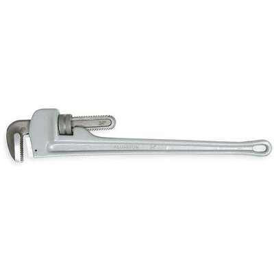 Straight Pipe Wrench,Aluminum,