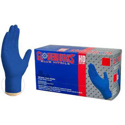 Gloveworks Blue Nitrile 6MIL L