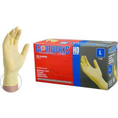 Gloveworks HD Latex Gloves -L