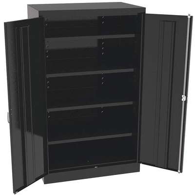 Storage Cabinet,Black,Double