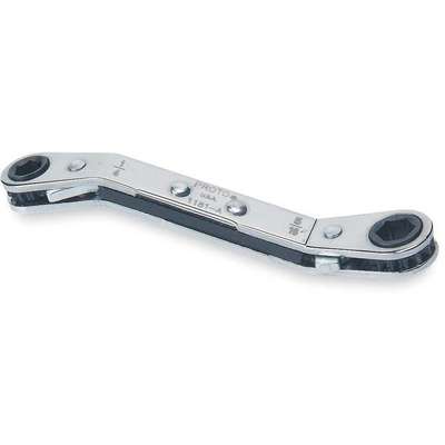 Ratcheting Box Wrench,3/8x7/16,