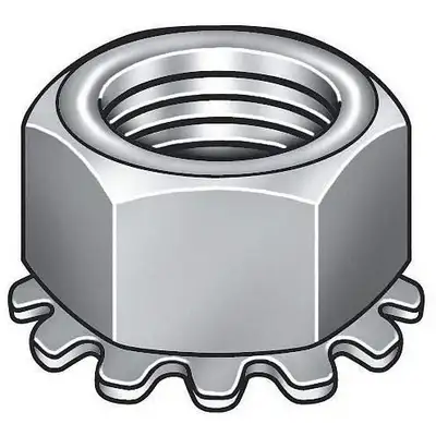 SS 10-#10-32 FINE HEX NUTS & 10-FLAT-10-LOCK #10 WASHERS STAINLESS STEEL 18-8 