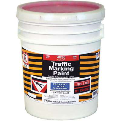 Traffic Marking Paint,Red,5