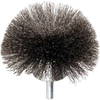 Flared End Brush,Steel,3 In.,