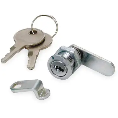 Mini Cam Lock,Keyed Alike,Blk