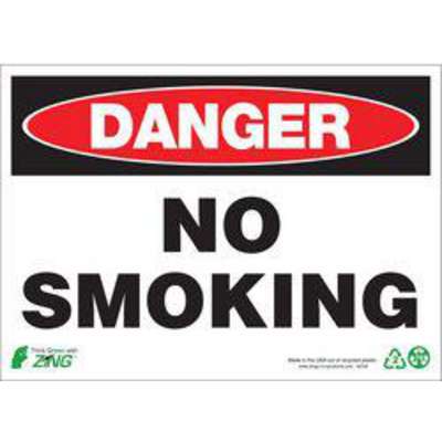 Danger No Smoking Sign,10 x