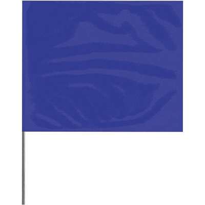 Marking Flag,Blue,Blank,Pvc,