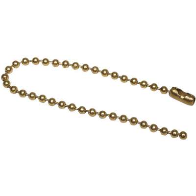 Beaded Chain,Brs,Brs Pld,6 In,