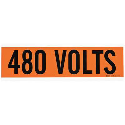 Voltage Card,1 Marker,480 Volts