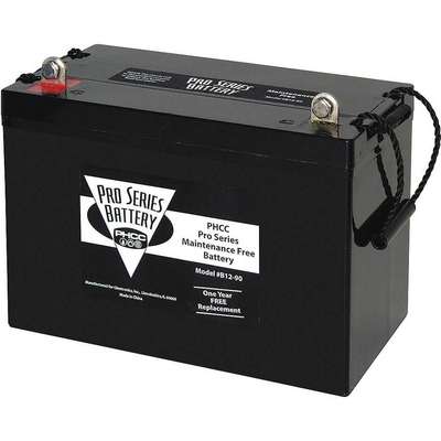 Agm Battery,12 Vdc, Max Amps 90