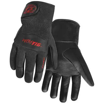 Welding Glove, Black Large, Pr