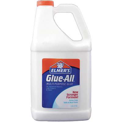 916545-4 Elmer's Glue: Glue-All, Gen Purpose, Interior/Exterior, 1 gal,  Jug, White