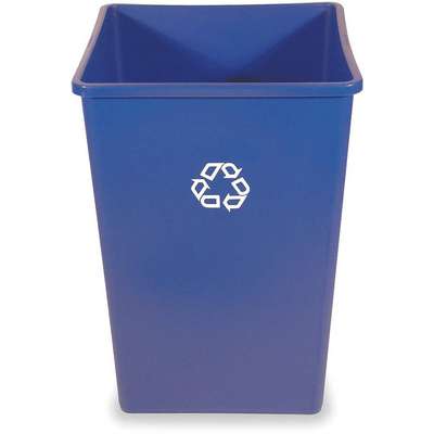 Recycling Container,35 Gal,Blue