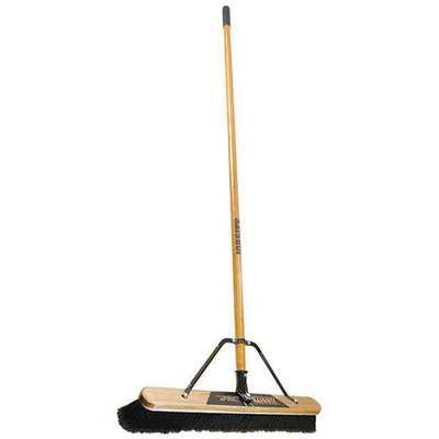 Push Broom,60" Handle L,24"