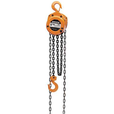 2000 lb 1-1/8 Hook Opening Hoist Lift Load Capacity Lever Chain Hoist 5 ft 