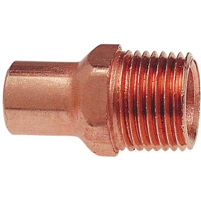 Adapter,Wrot Copper,1/4" Tube,