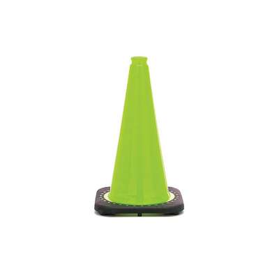 Traffic Cone,3 Lb.,Lime Cone